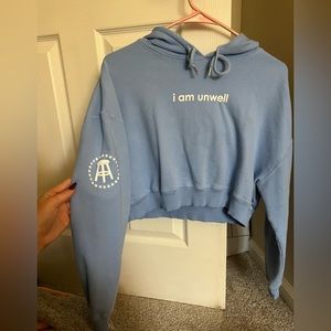 Call her daddy I am unwell crop hoodie